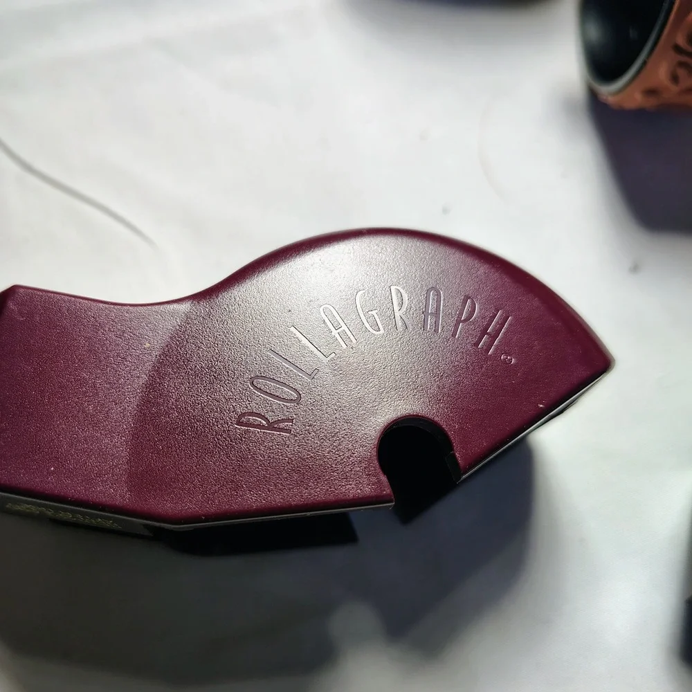 Stampin Up Stampin Around Rotary‎ Wheel Embosser Tool with 8 Pattern Rollers